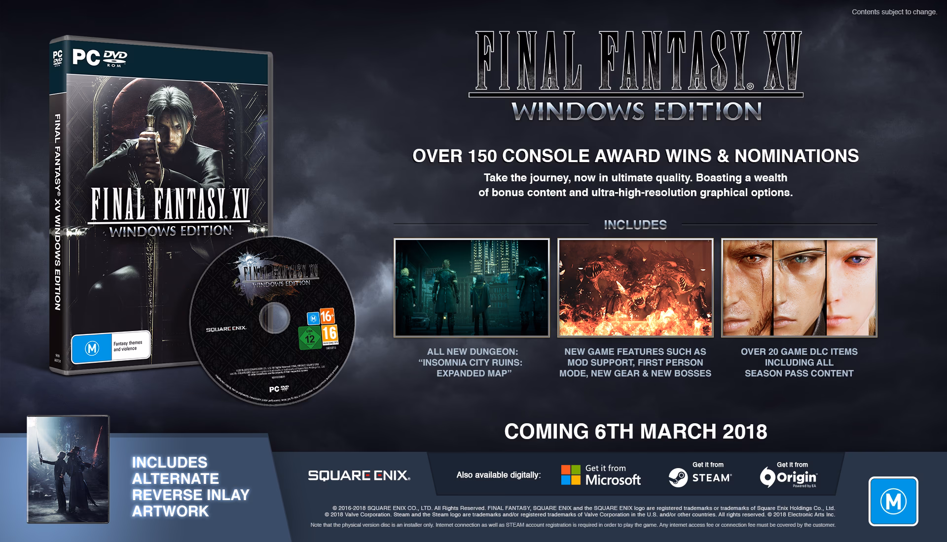 ¿Qué ofrece Final Fantasy XV Windows Edition?