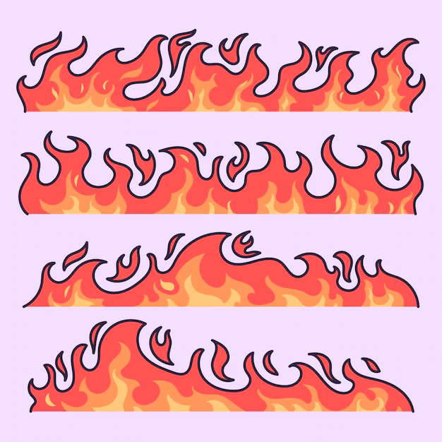 How many fire graffiti vectors are there?