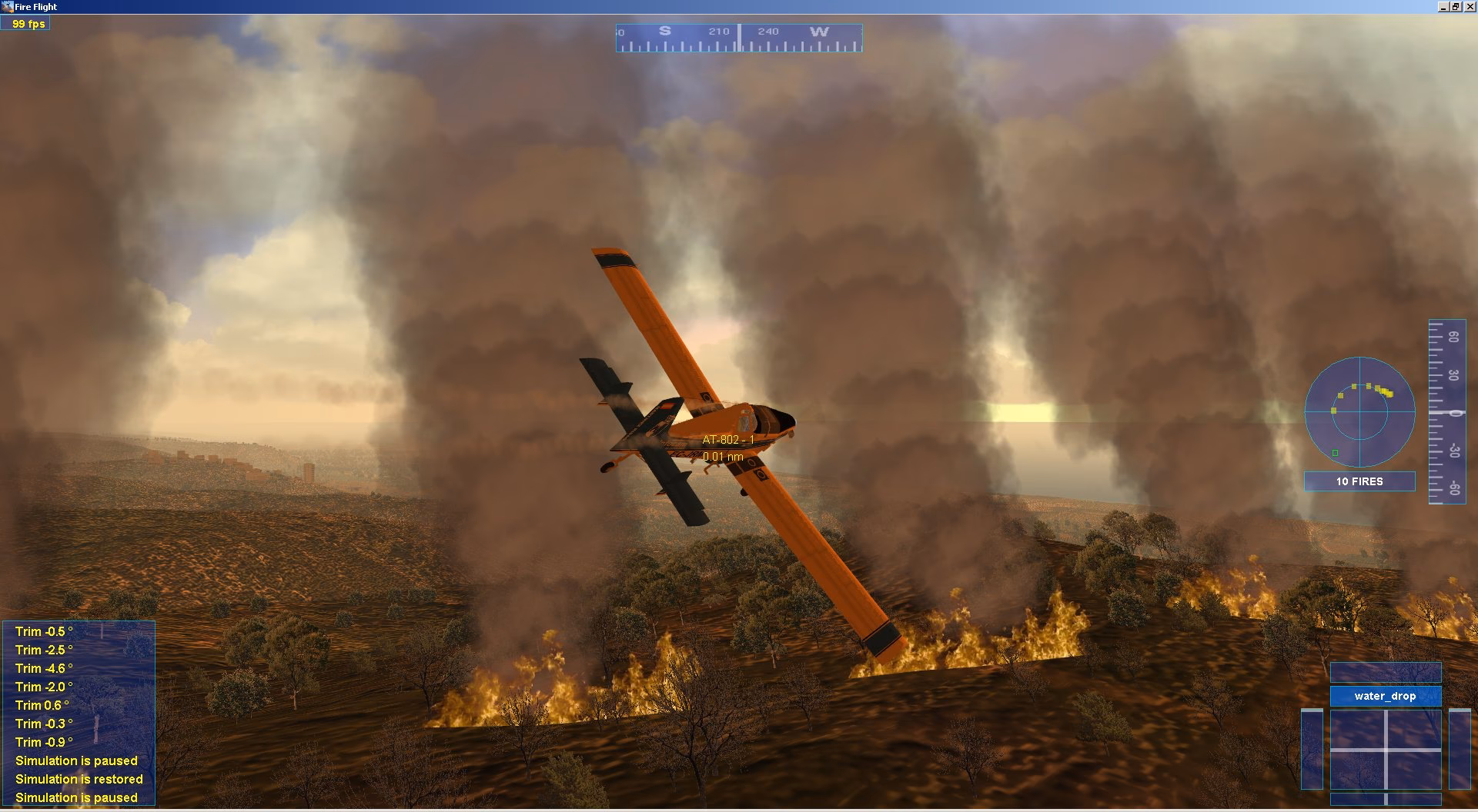 Is air attack a real firefighting game?
