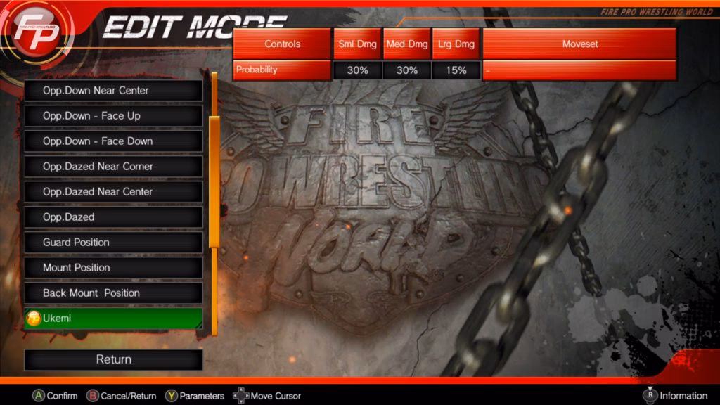Does Fire Pro Wrestling World have in-game documentation?