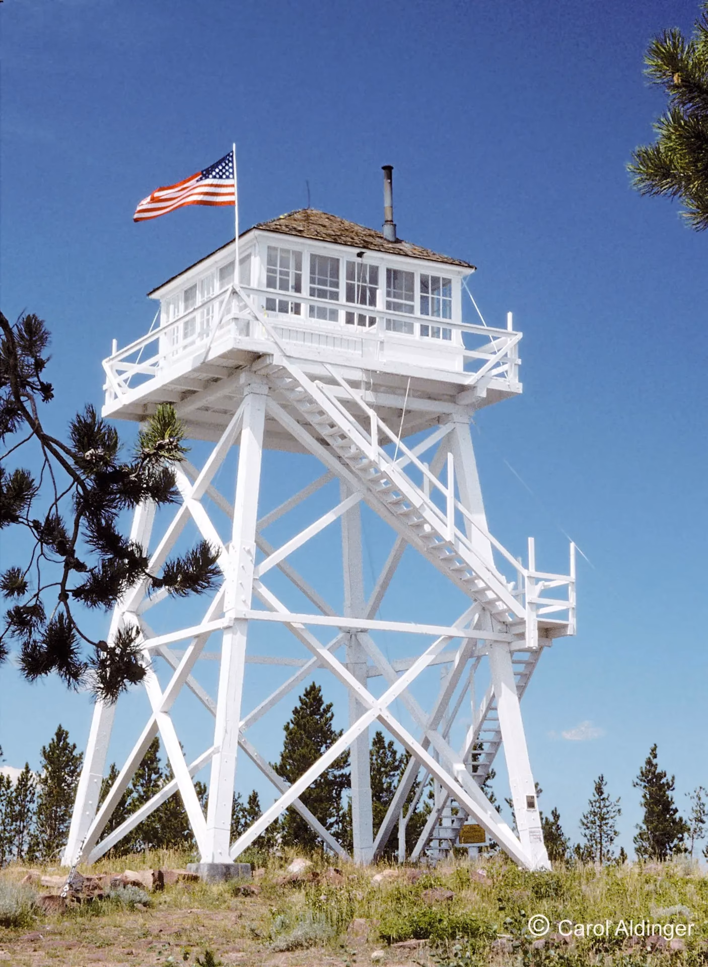 When were fire towers built?
