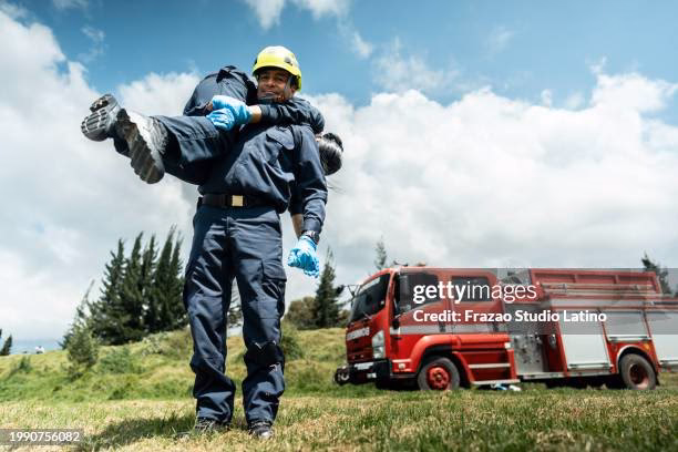 How should a fireman's lift be designed and installed?