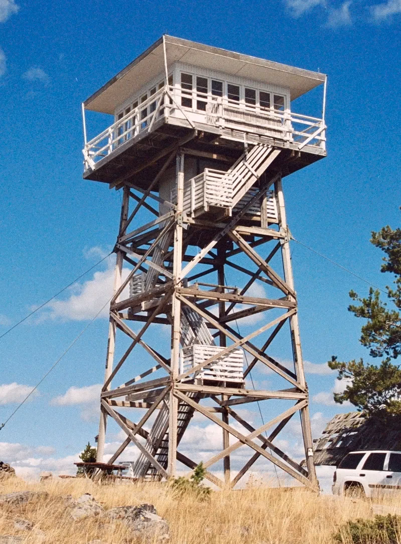 How do you work in a fire lookout tower?