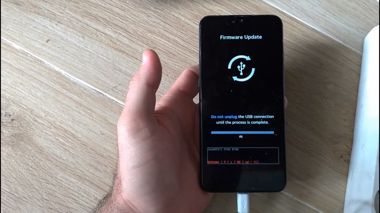 Do I need to unplug a USB connection to update firmware?