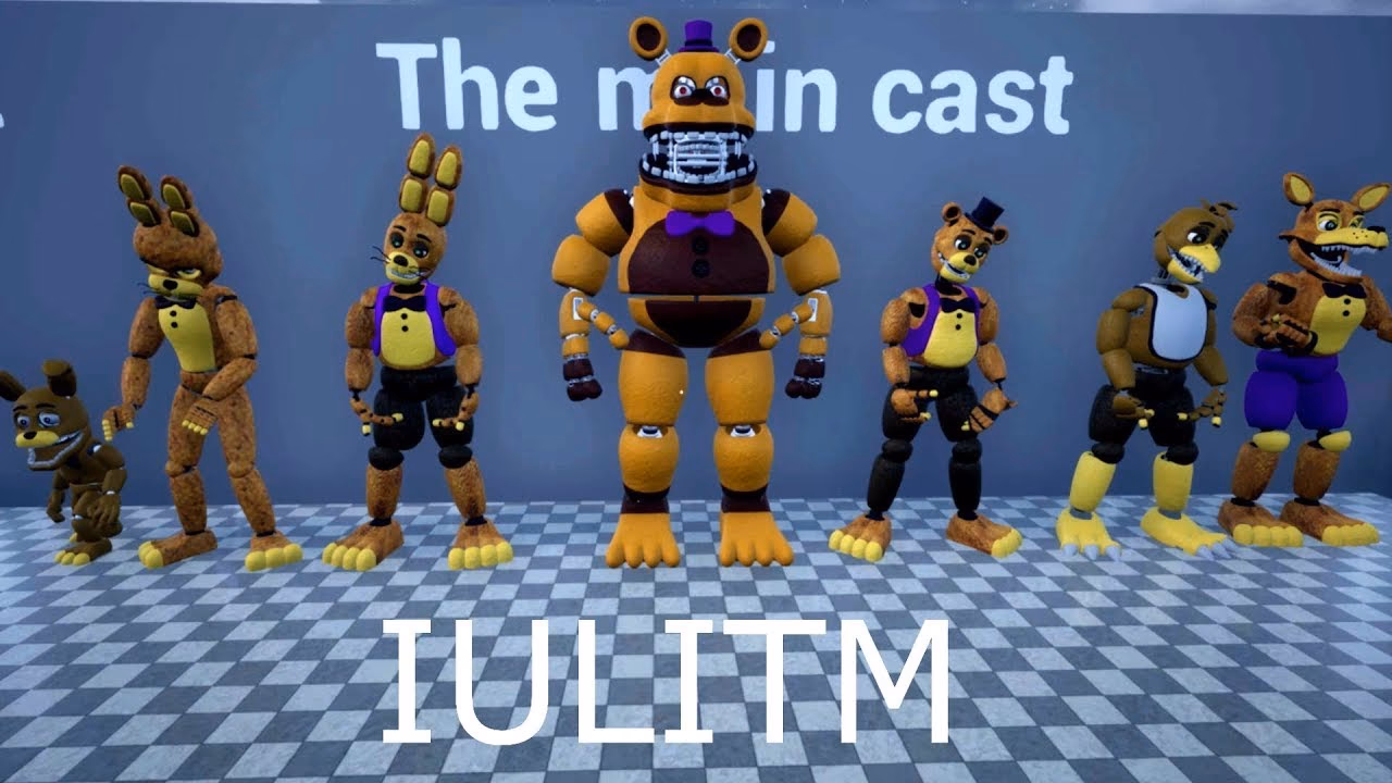 What does Fredbear look like in five nights at Freddy's 4?