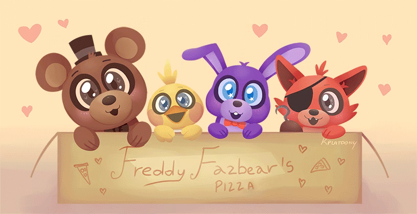 What is the cover art for five nights at Freddy?