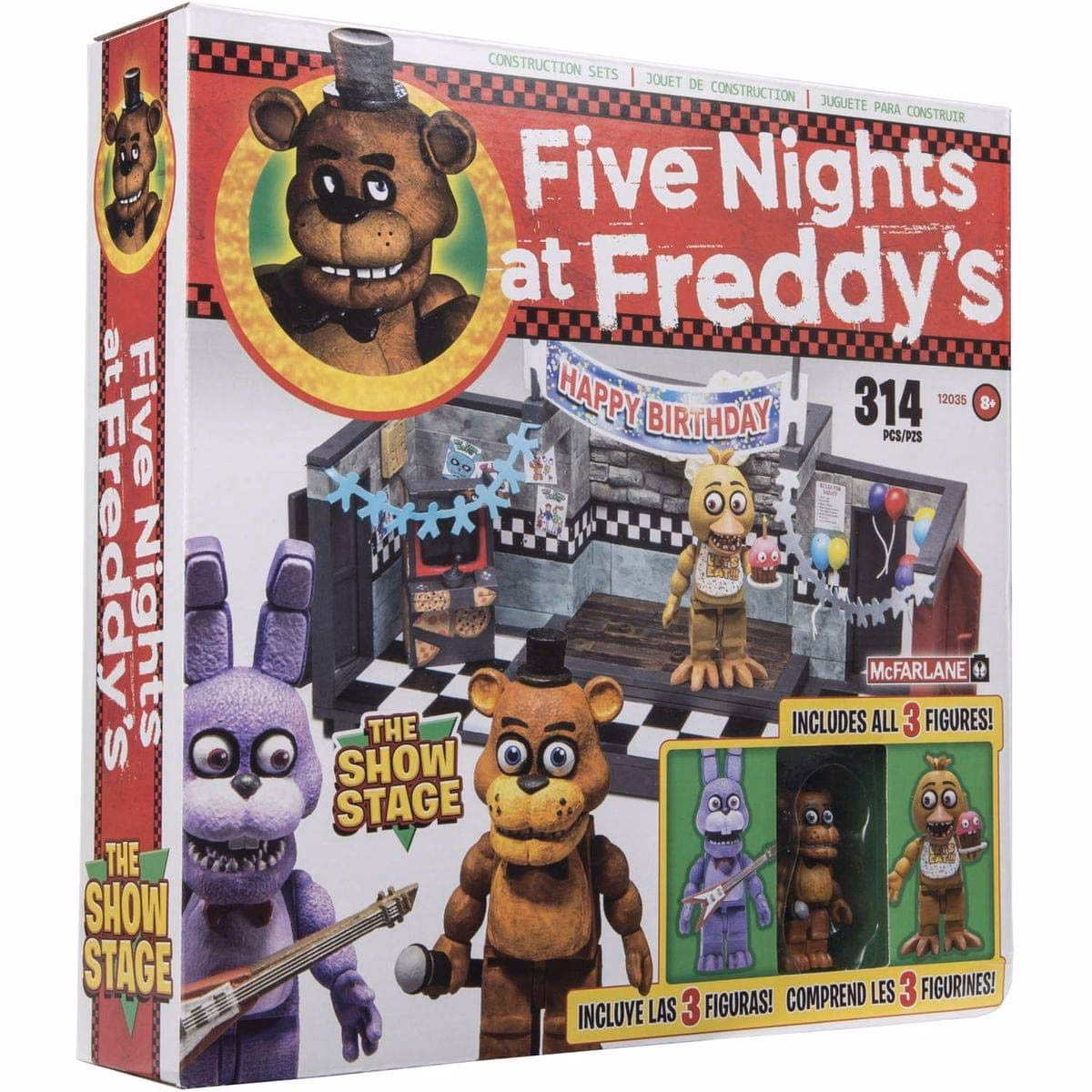 ¿Dónde se encuentra el show Stage de Freddy Fazbear's Pizza?