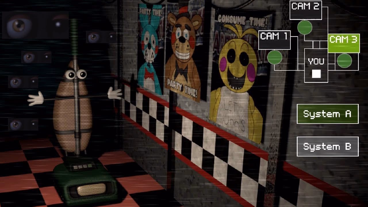 How do you play five nights with Mr Hugs?