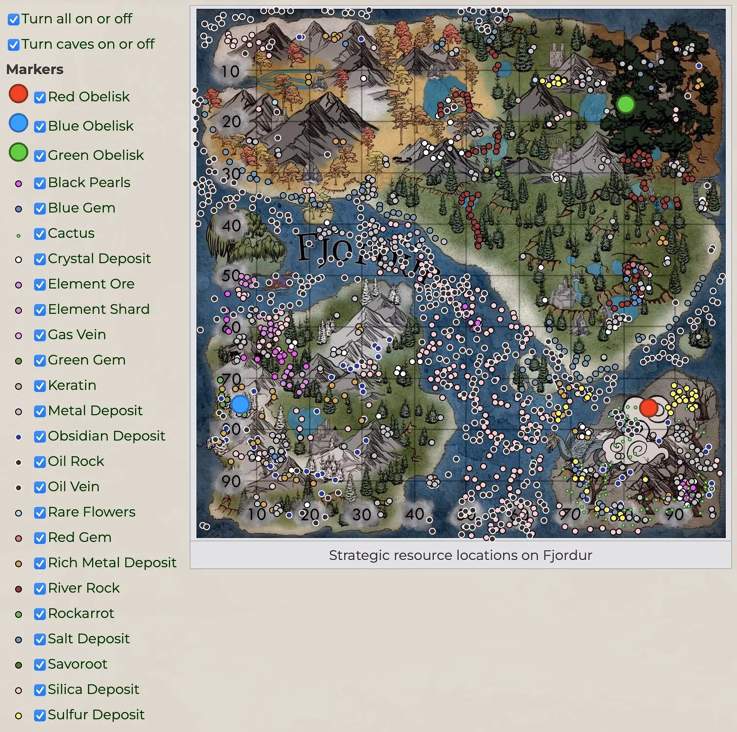 How do I find the spawn location on fjordur?