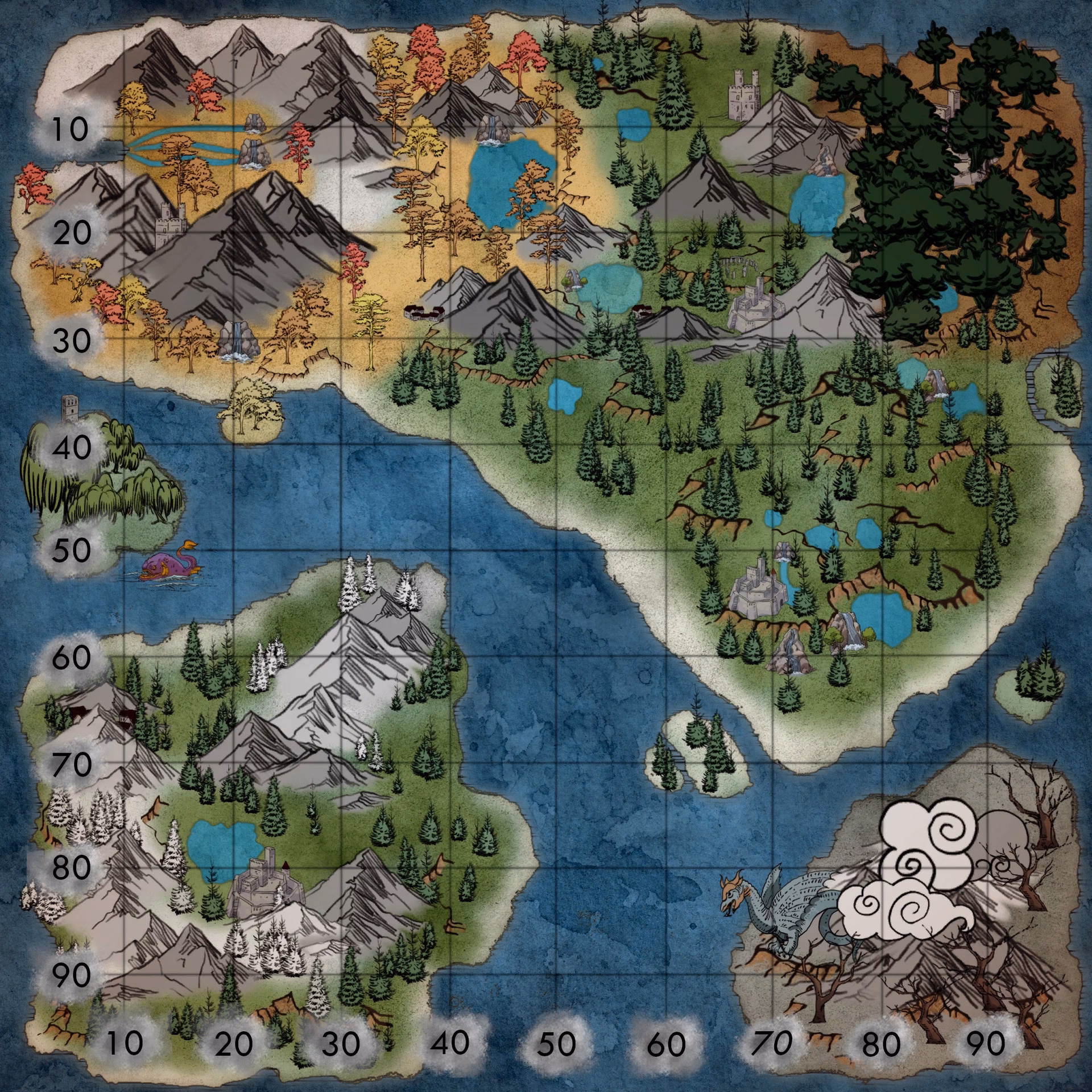 Does fjordur have a resource map?