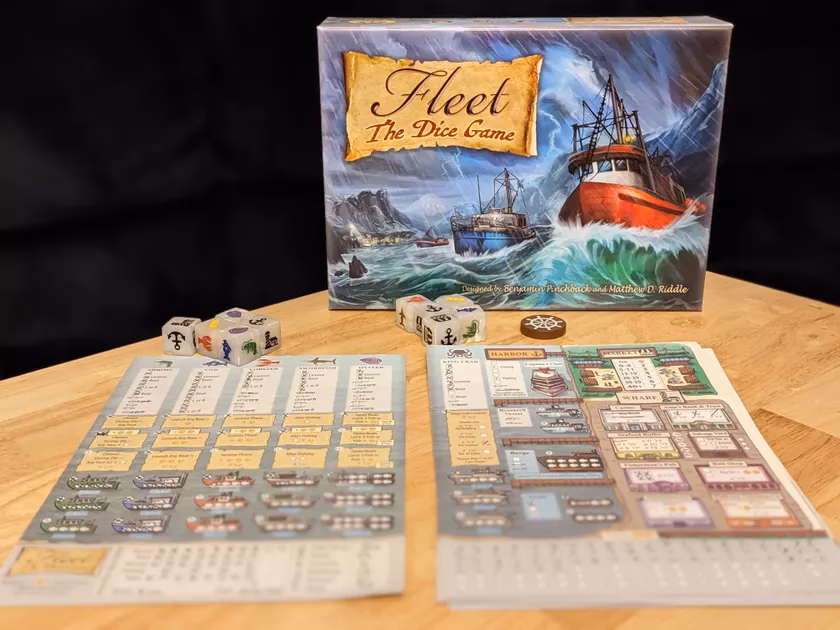 How do you play fleet the dice game?