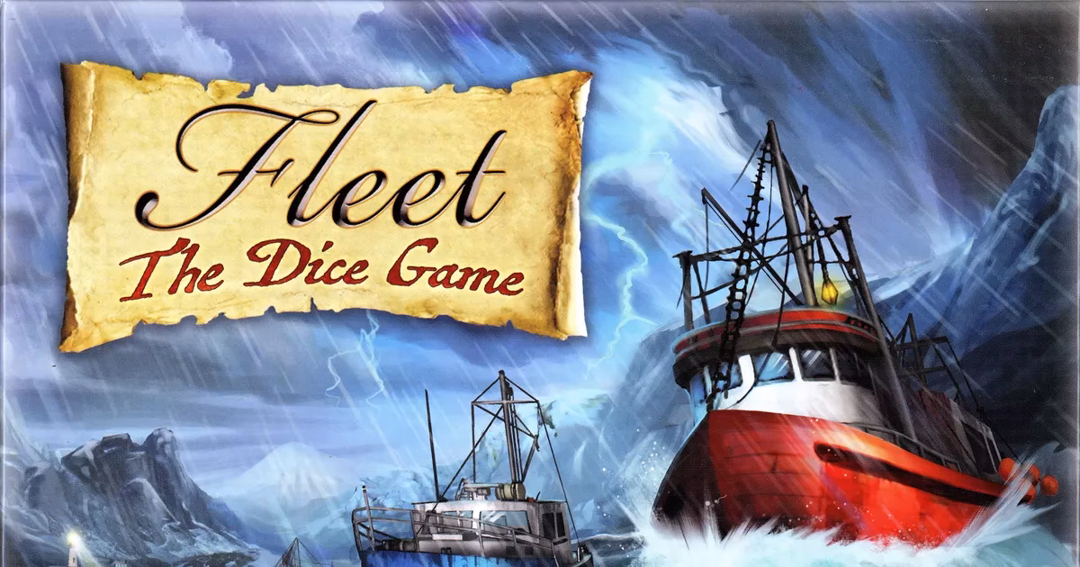 How does fishing work in fleet & dice game?