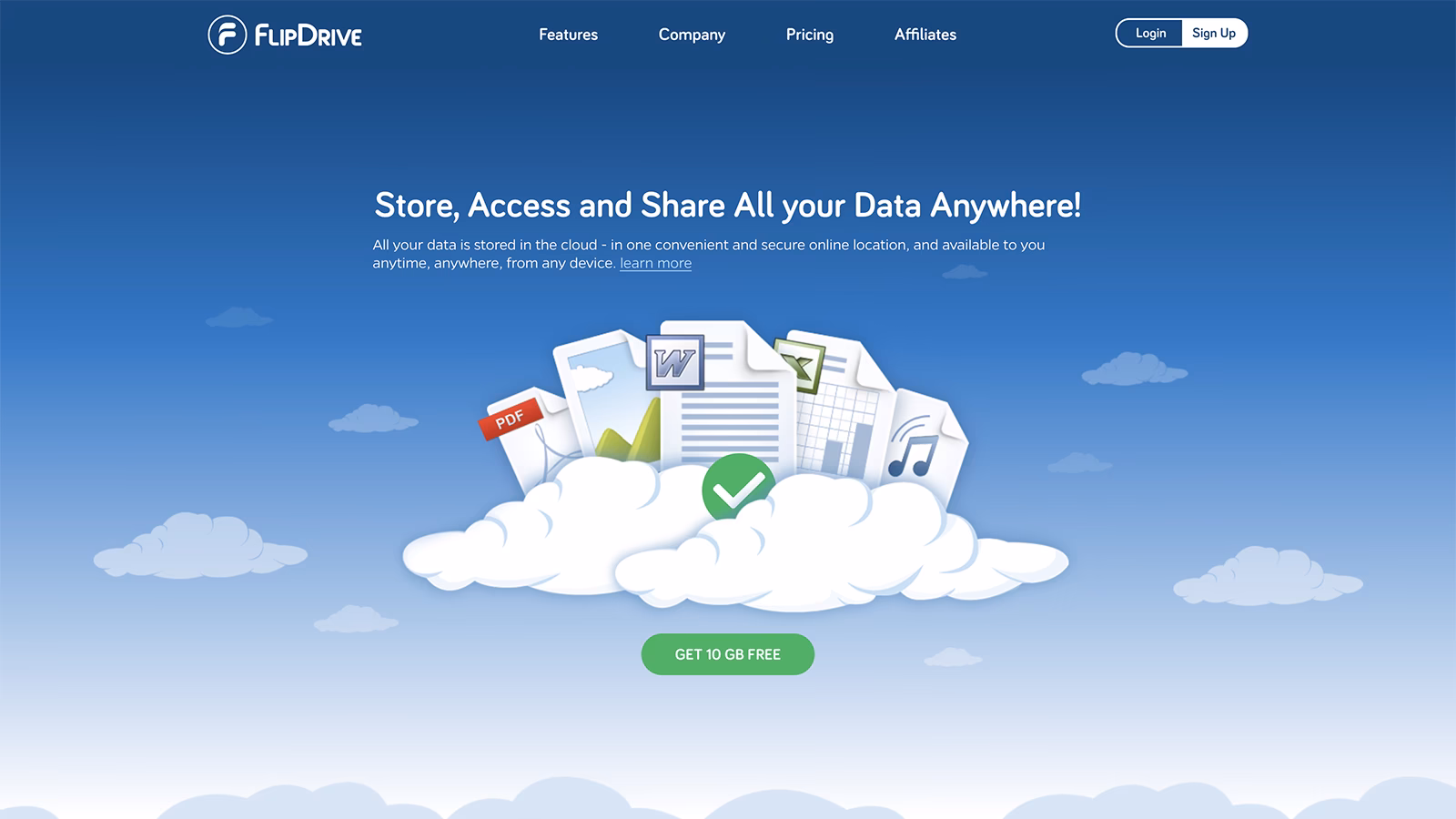 ¿Qué ofrece el servicio gratuito de flipdrive?