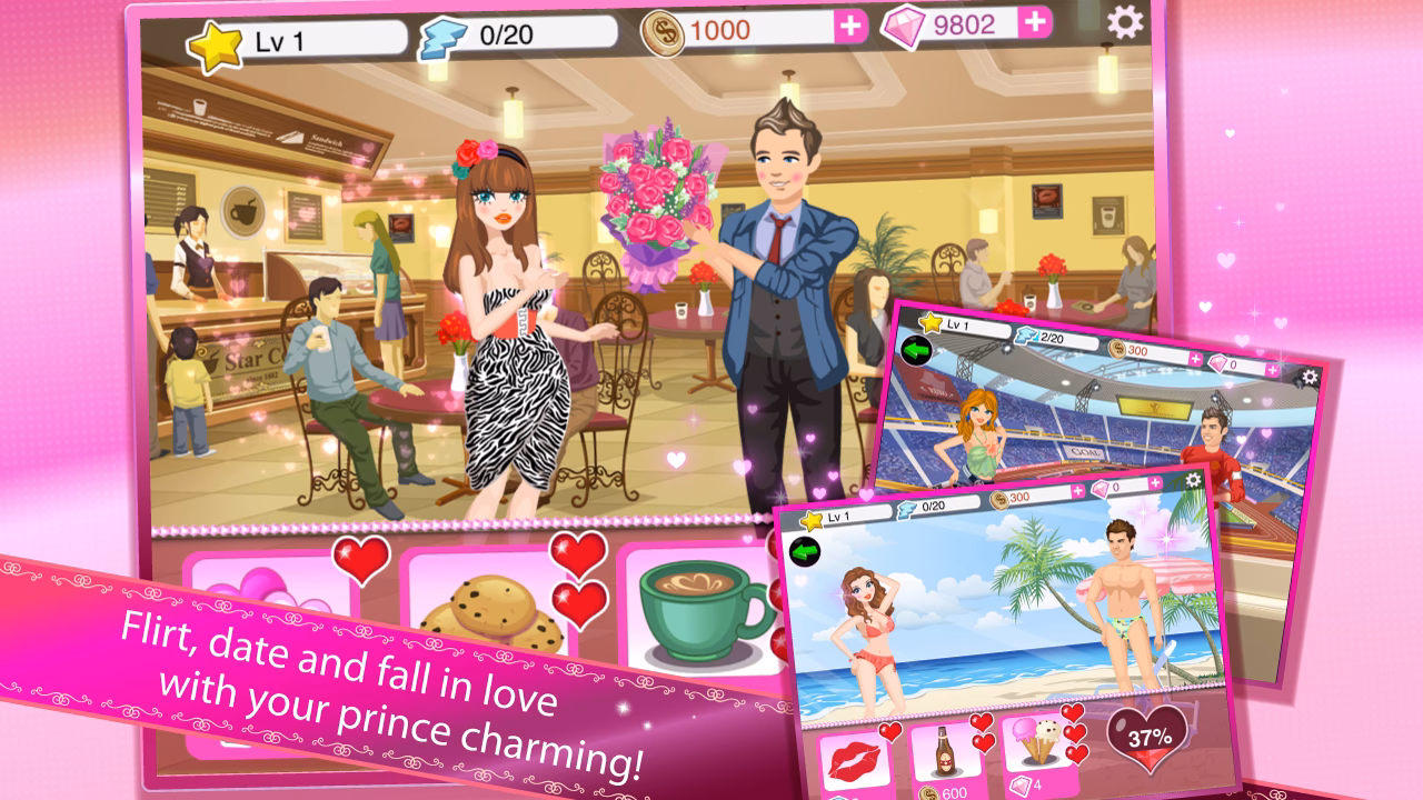 What are the best online flirting games for girls?