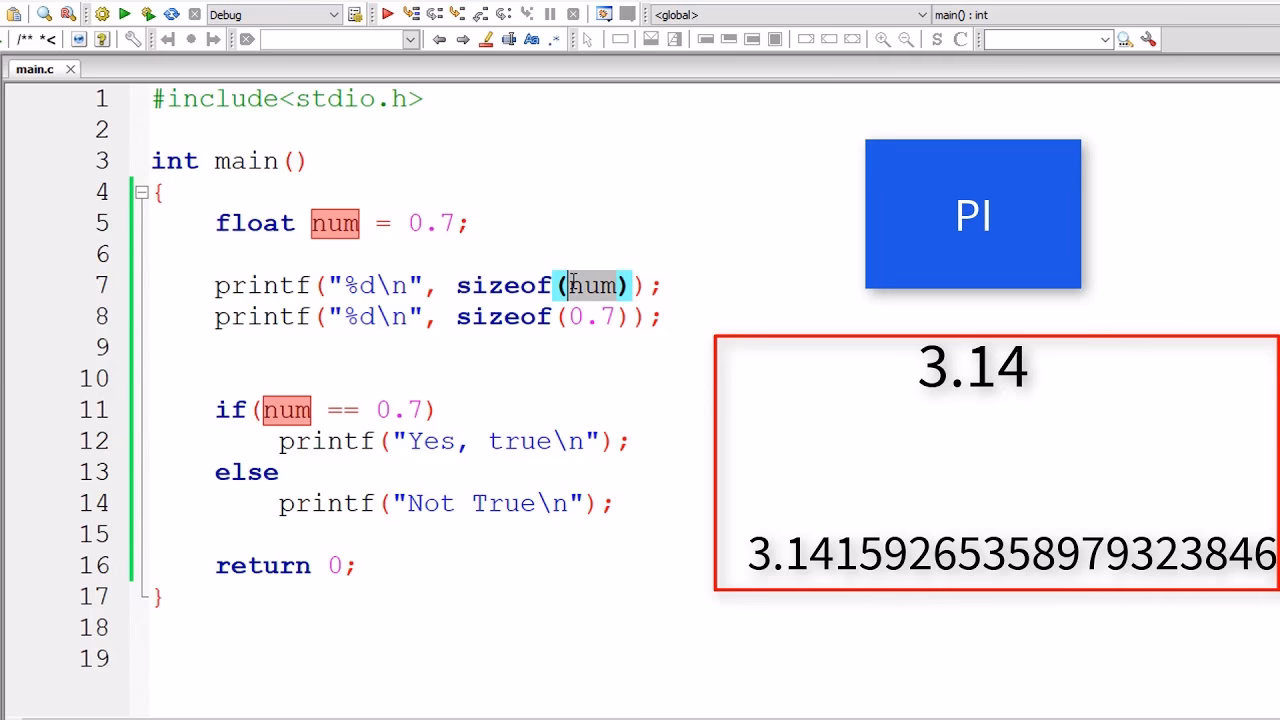 What is the difference between a float and a double variable?