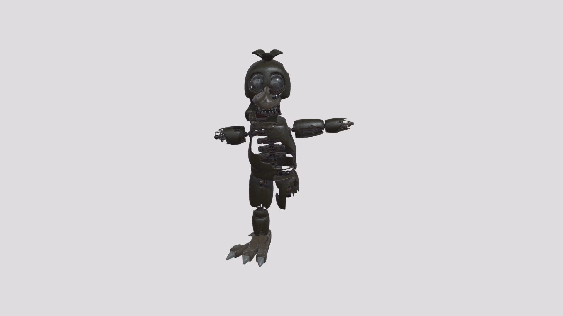 Does burnt Chica have a jumpscare?