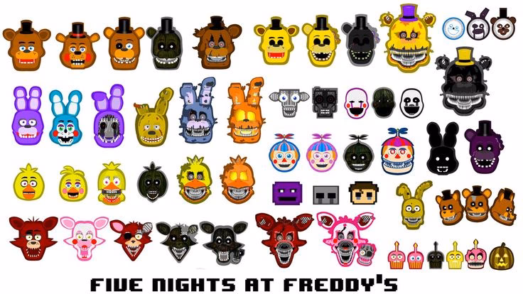 How many characters are in five nights at Freddy?