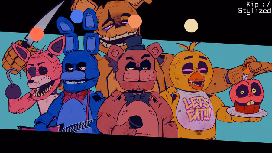 How to create a FNaF desktop wallpaper?