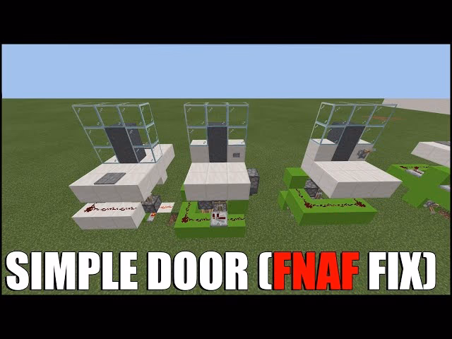 How to get FNaF doors in Minecraft?
