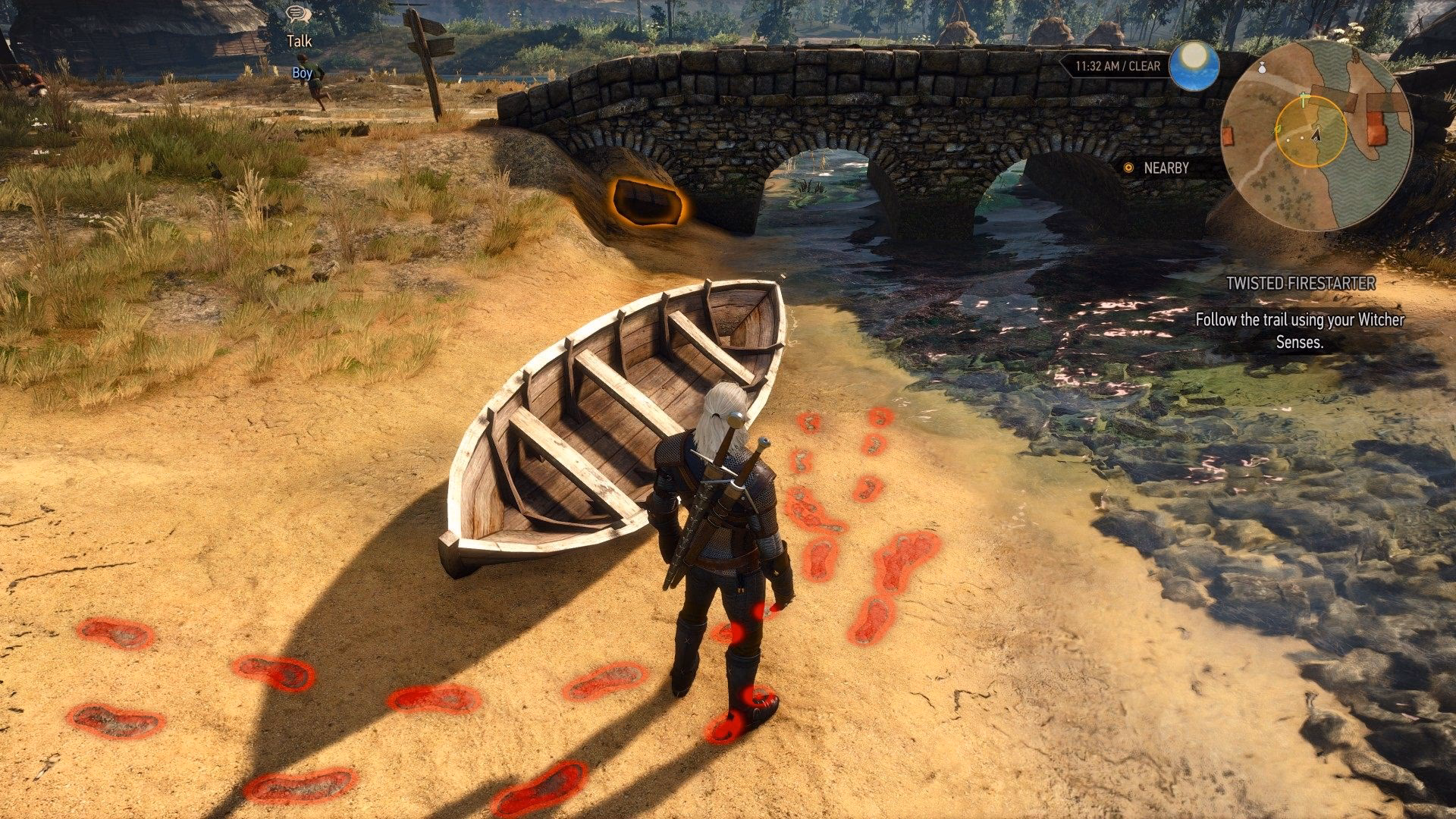 What happens if you take the Witch Hunter's side?