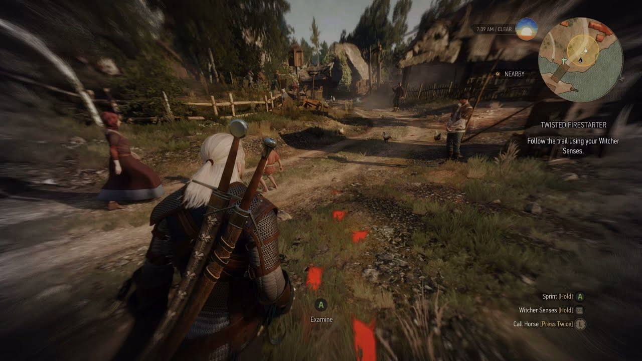 How do I get to the trail of treats in Witcher 3?