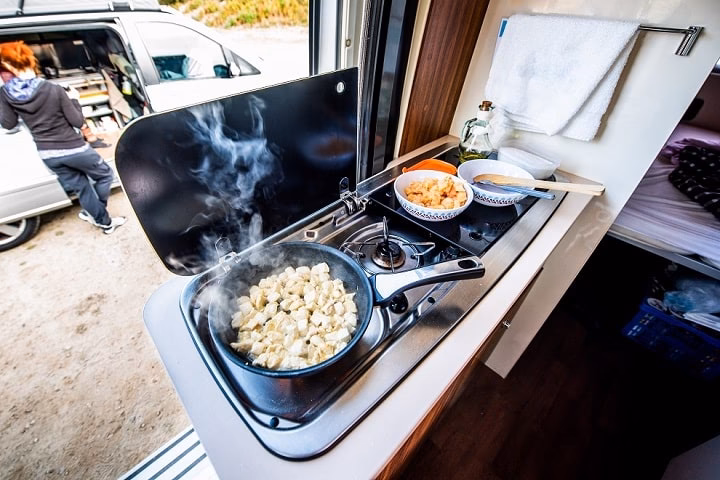 What to eat in a caravan?