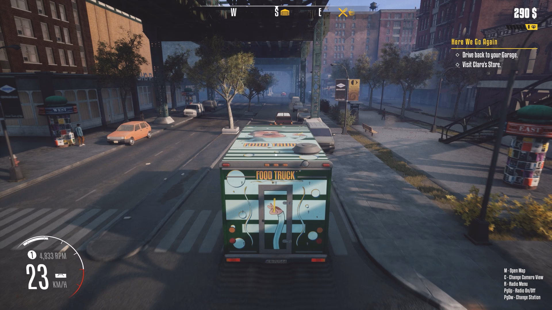 Does your father own a food truck in Food Truck Simulator?