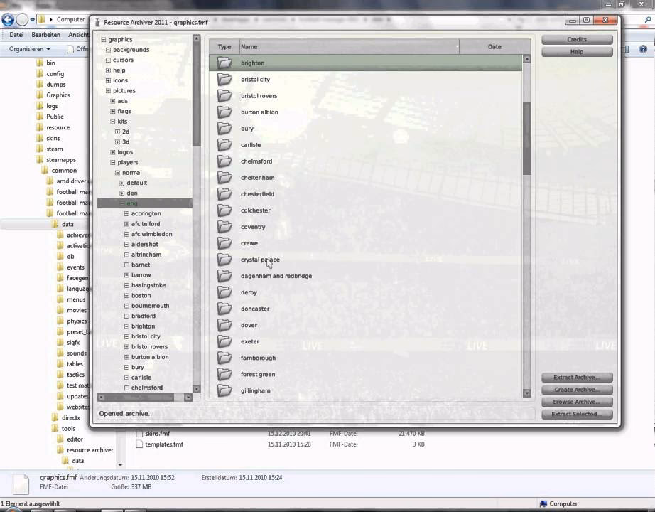 How do I open football manager 2024 files?