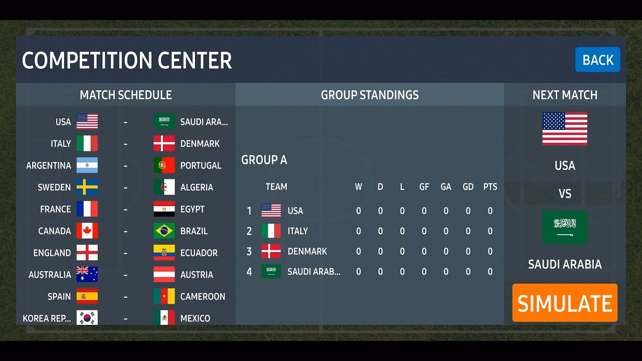 What is the match simulator?