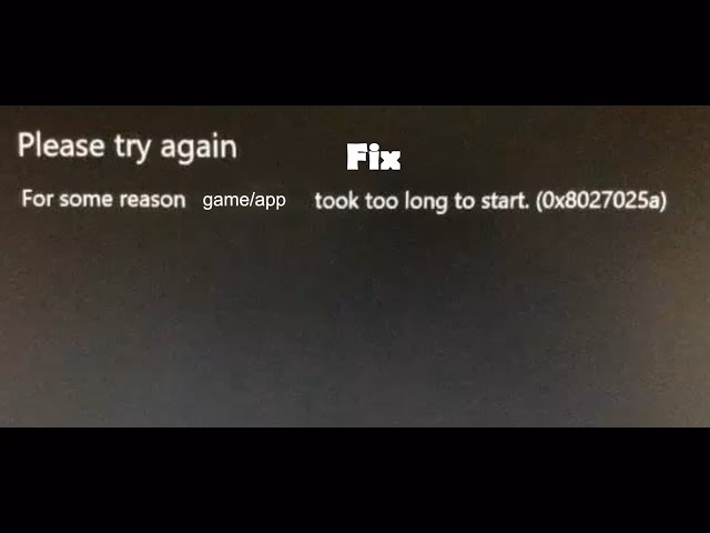 Why did my Xbox game take too long to start?
