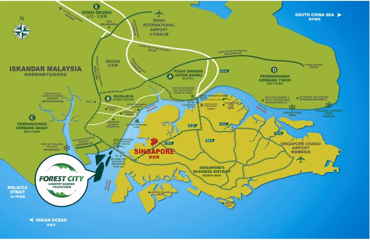 Is Forest City a model of China's future city?