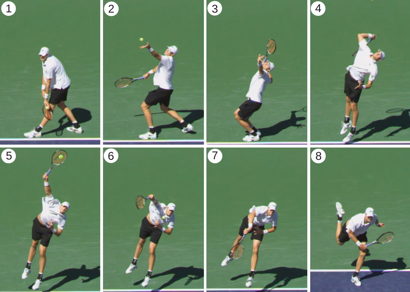 What is a hot shot in tennis?