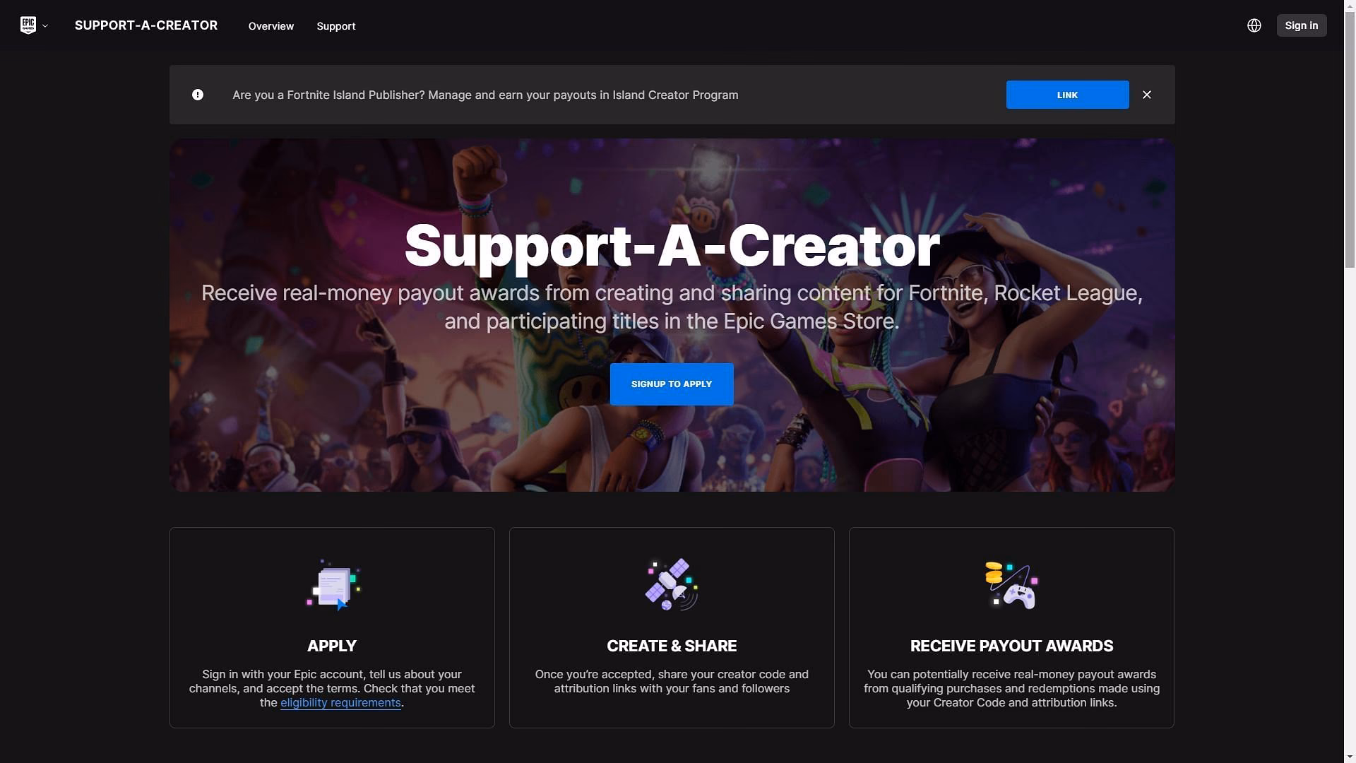 How do I find a Fortnite creator code?