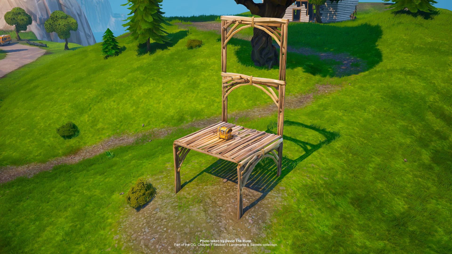 Where is the giant chair?