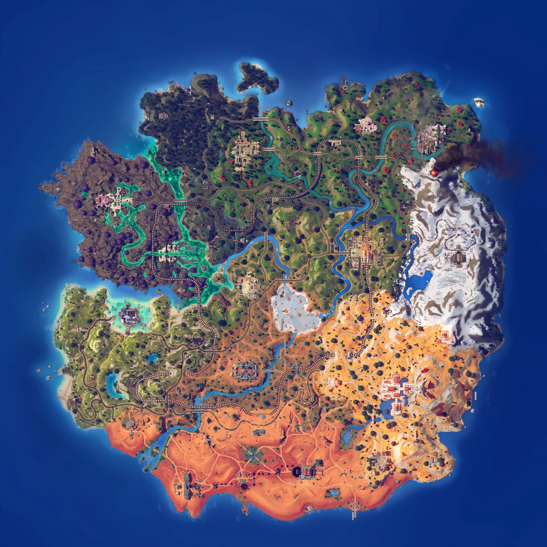 ¿Qué es el mapa de Fortnite?
