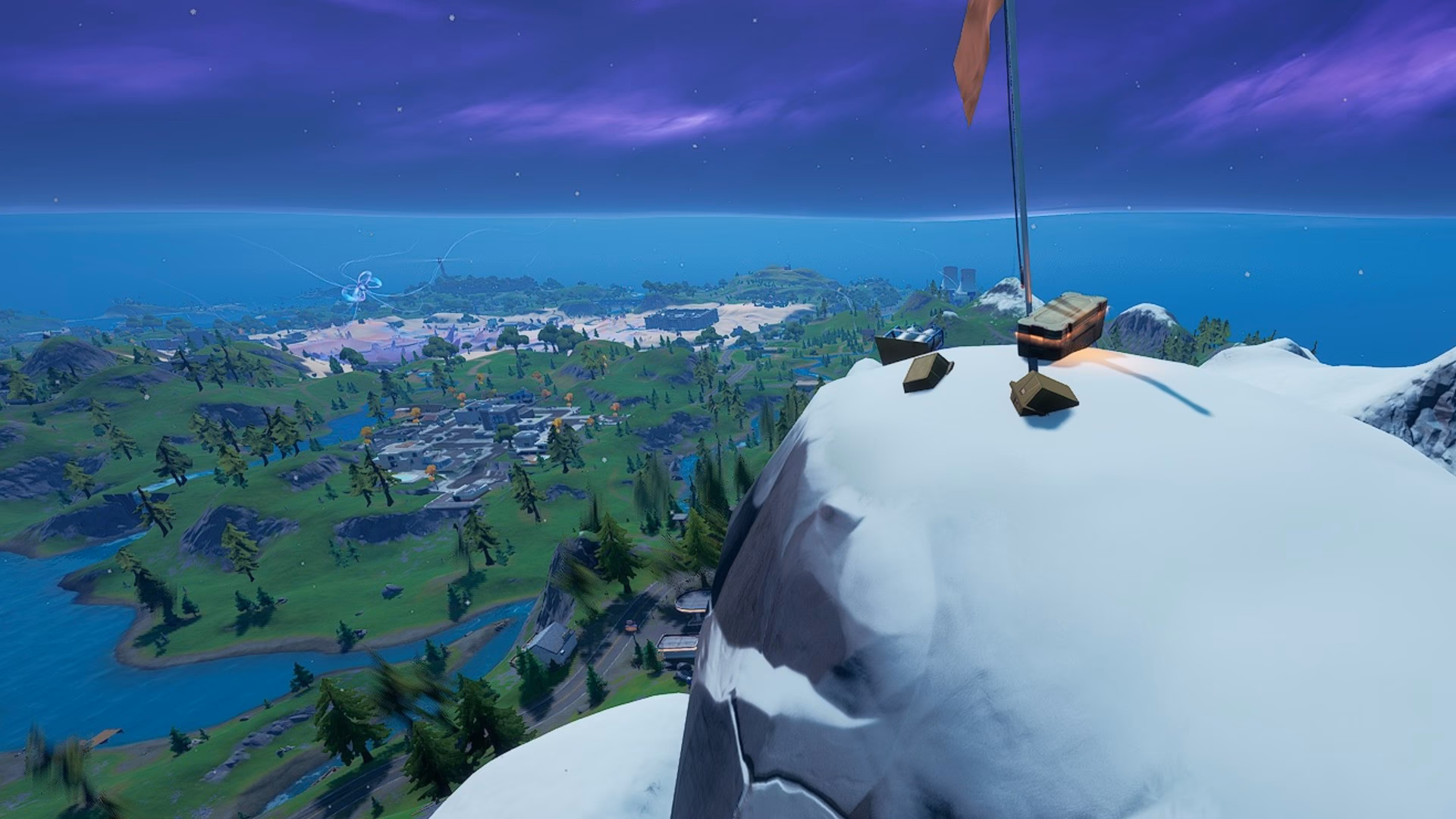 Where is Mount F8 located in Fortnite?