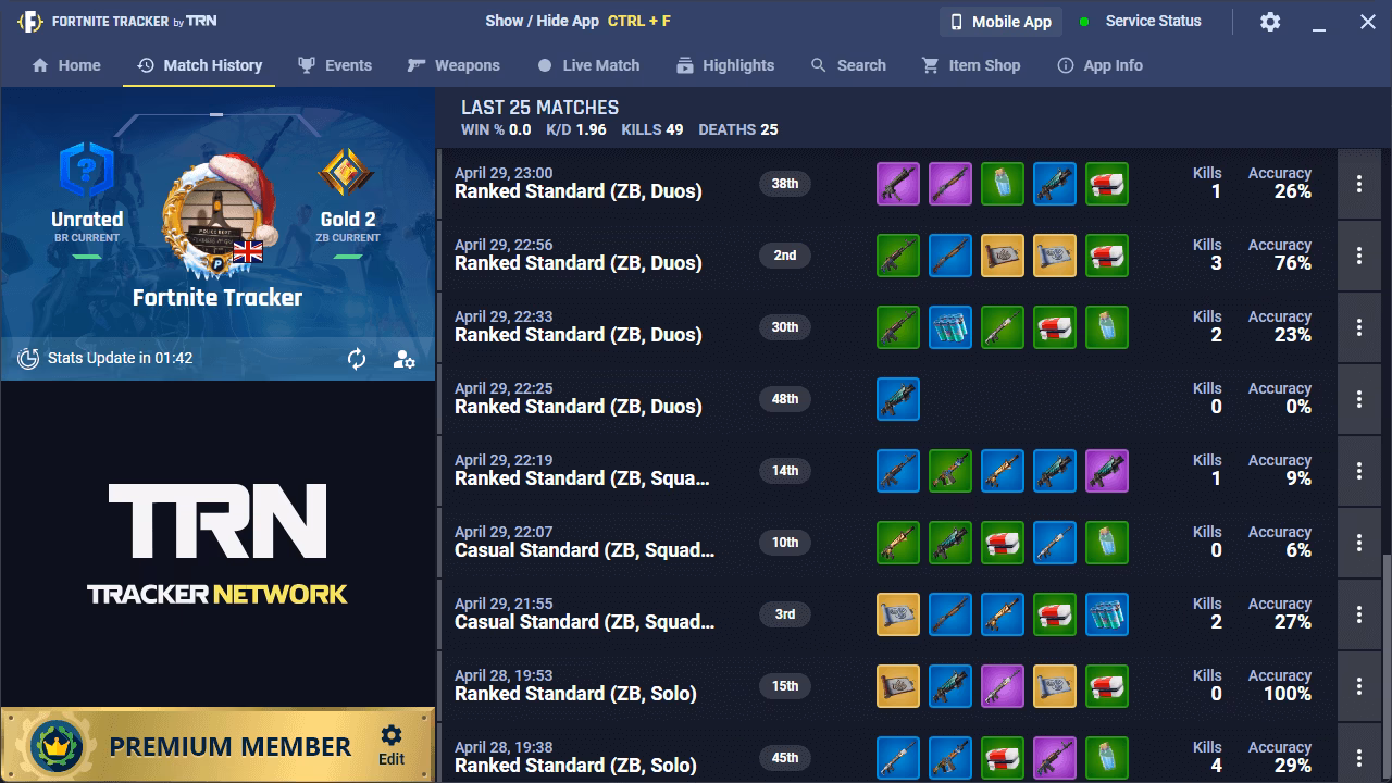 How do I use Fortnite tracker?