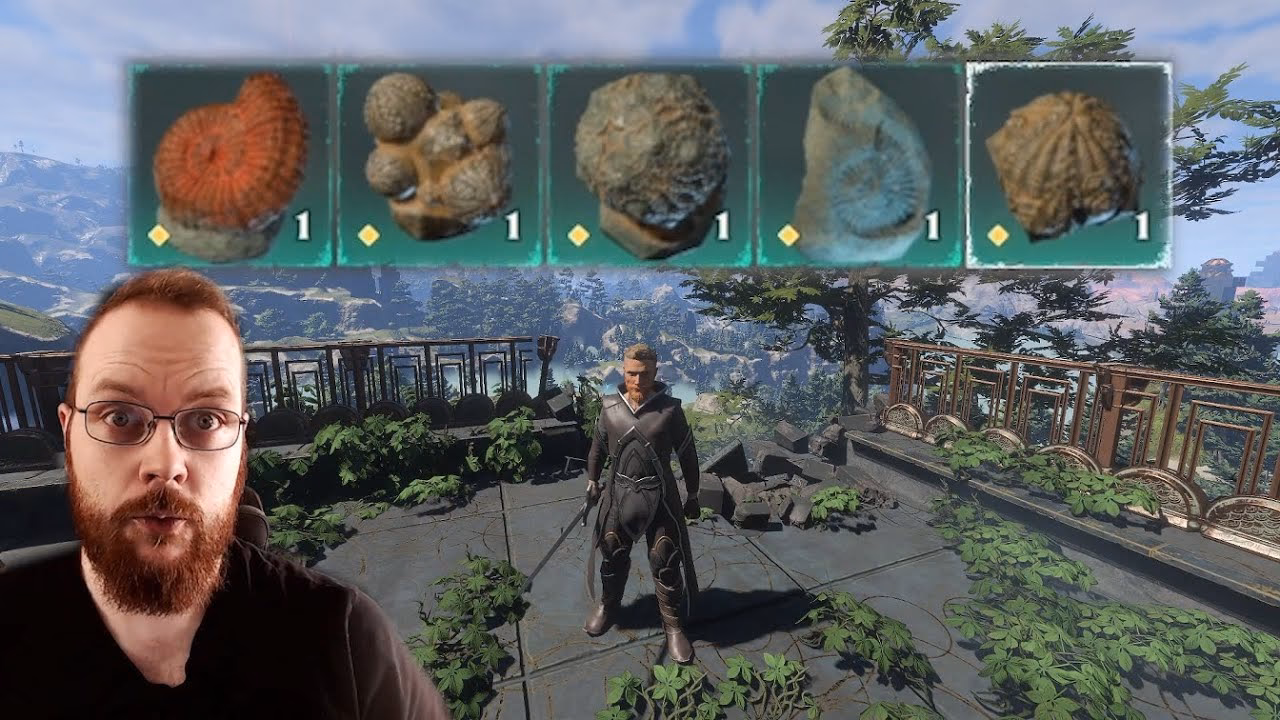 Where can I find fossils in enshrouded?