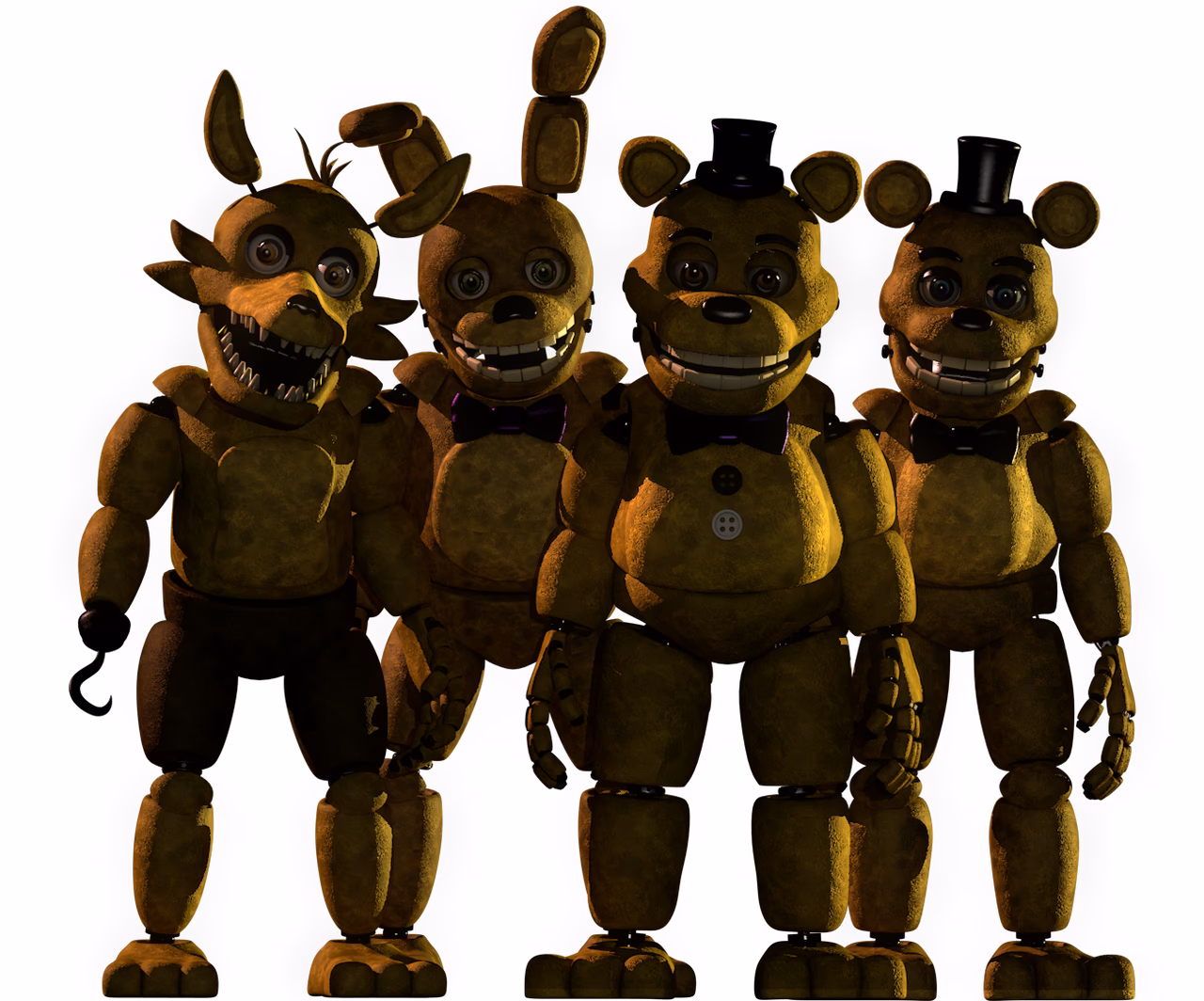 Is there a model of a Fredbear with springlock hands?
