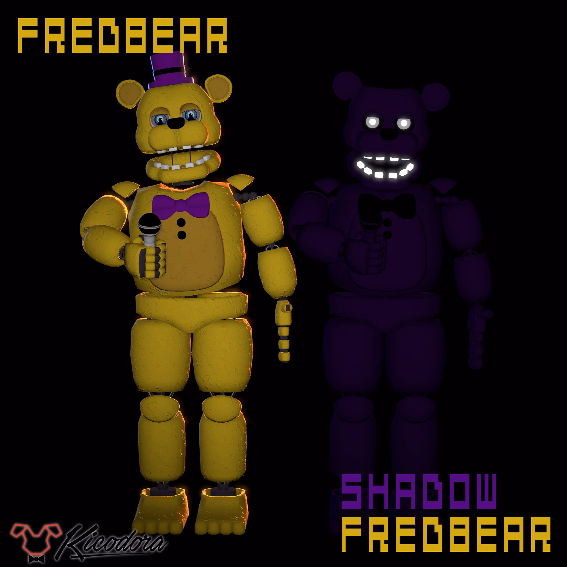 Can Fredbear be skinny like Freddy?