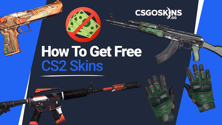 How to get free CS2 (CSGO) skins?