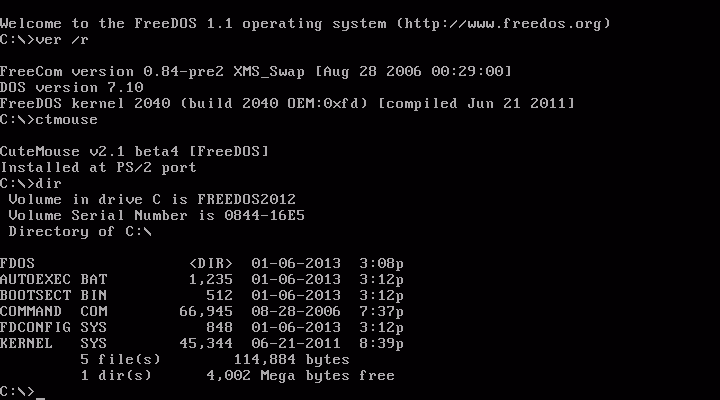 ¿Cómo instalar FreeDOS?