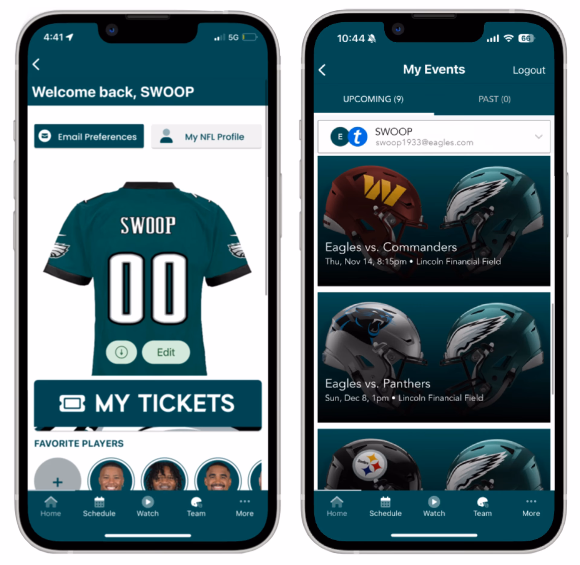 What is the Philadelphia Eagles mobile app?