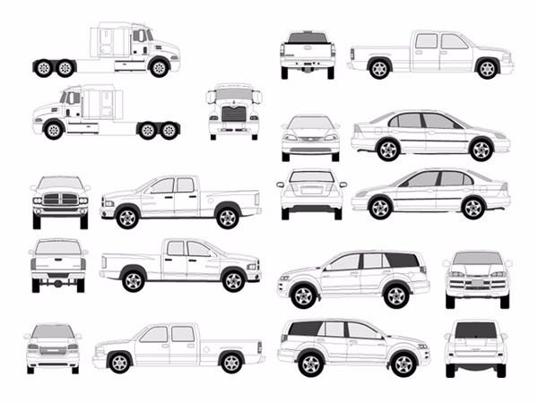 How many vehicle templates are there?
