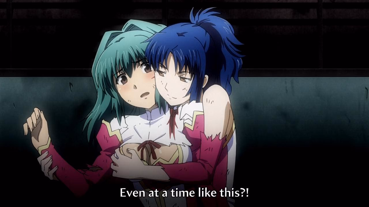 What is a time-freezing yuri love story?