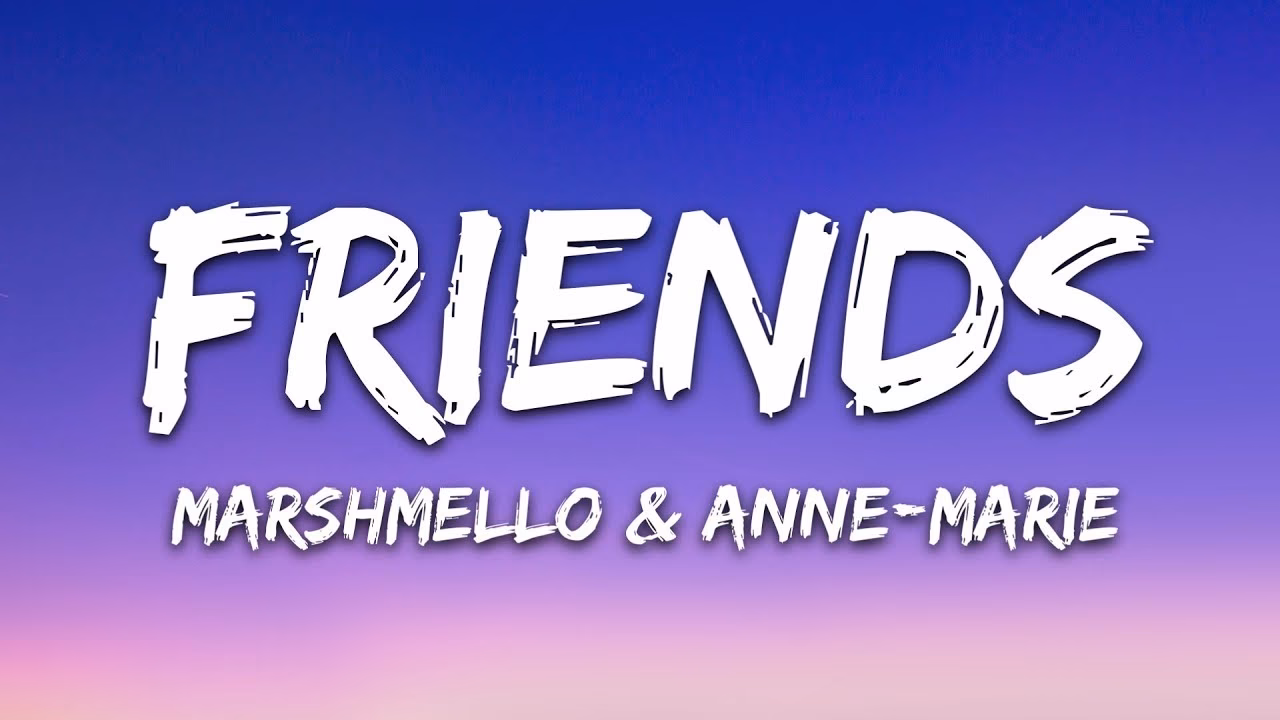 Who are some friends with Marshmello?