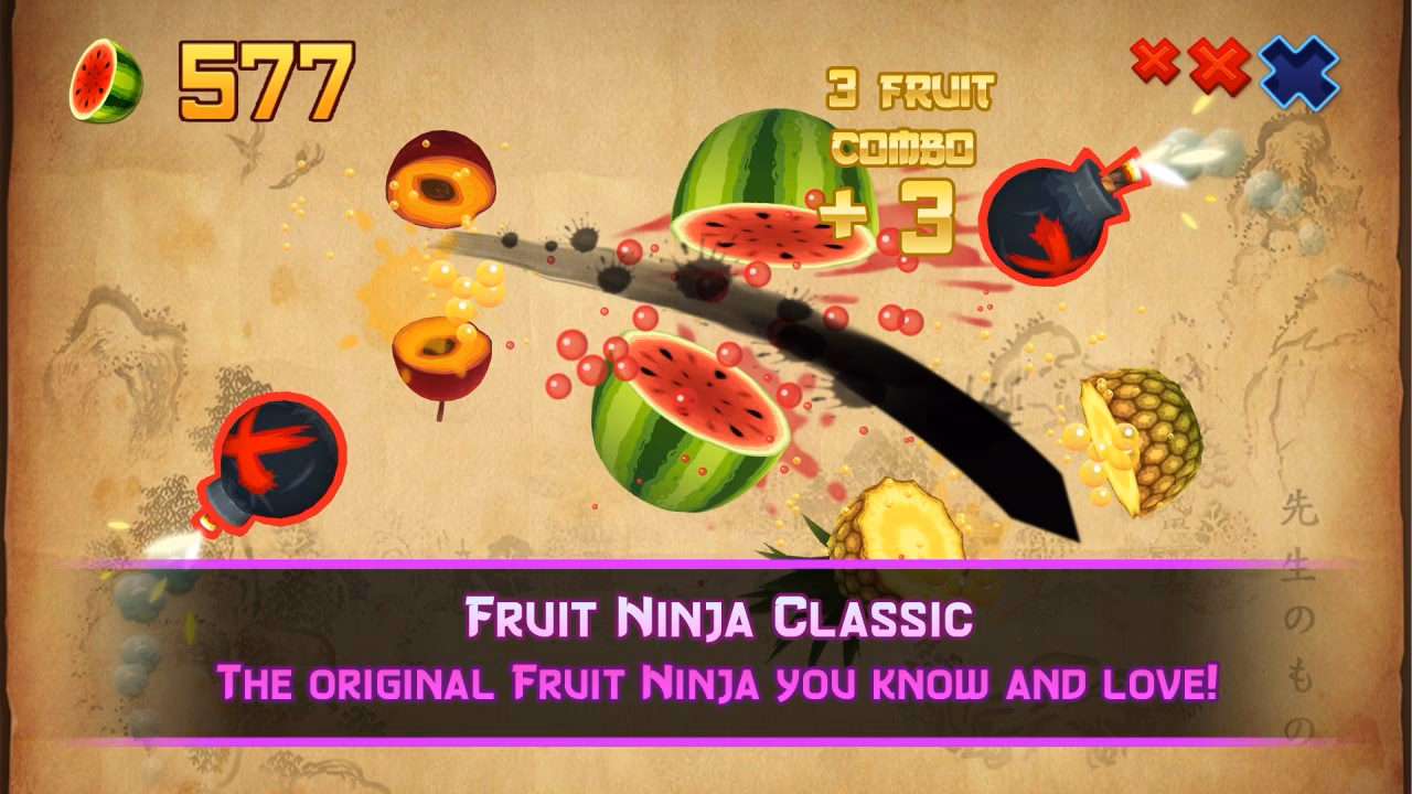 ¿Cuáles son los controles de Fruit Ninja?