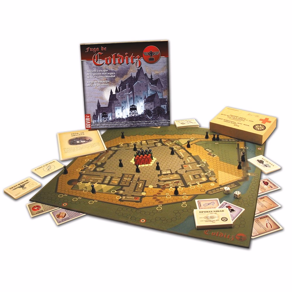 ¿Quién intenta la fuga del castillo de Colditz?