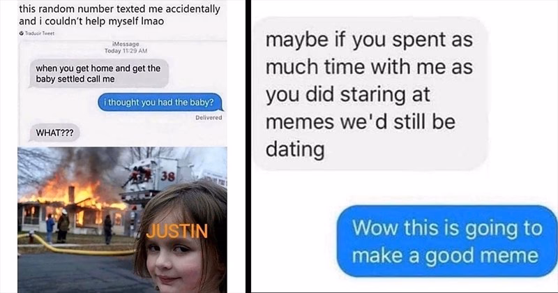 What can text memes be about?