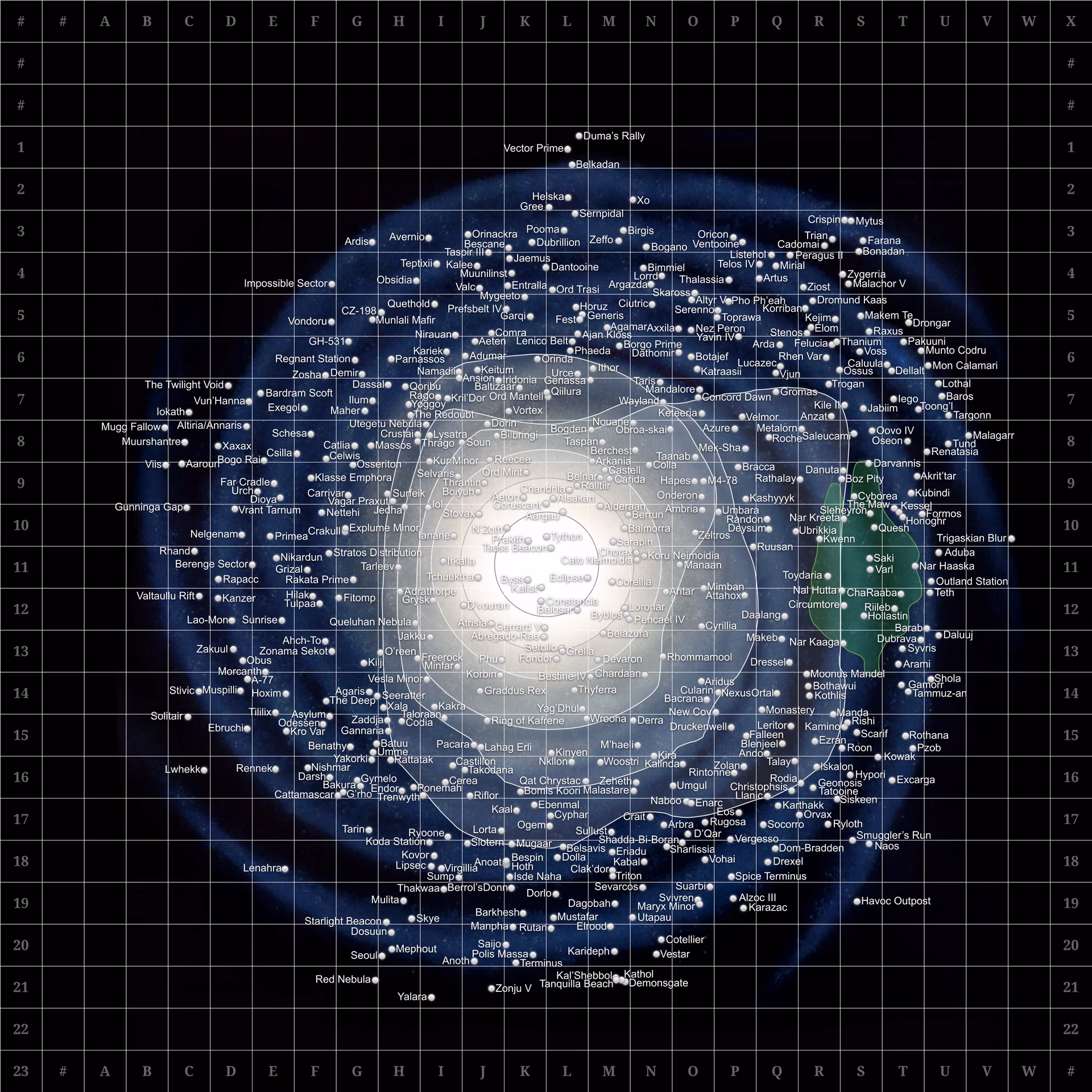 What is a Star Wars interactive galaxy map?